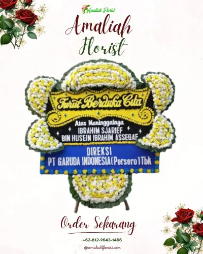 Papan Bunga Duka di Pendowo